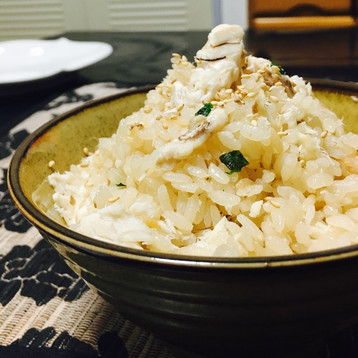 炊飯器で簡単☆鯛めし☆余った鯛の塩焼きを豪華に！